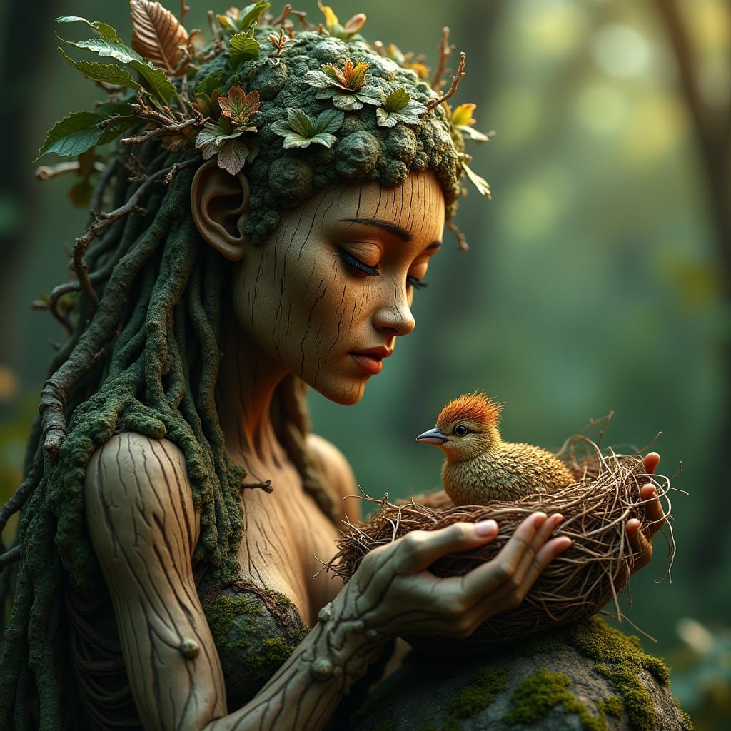 mystical forest guardian   by @undefined