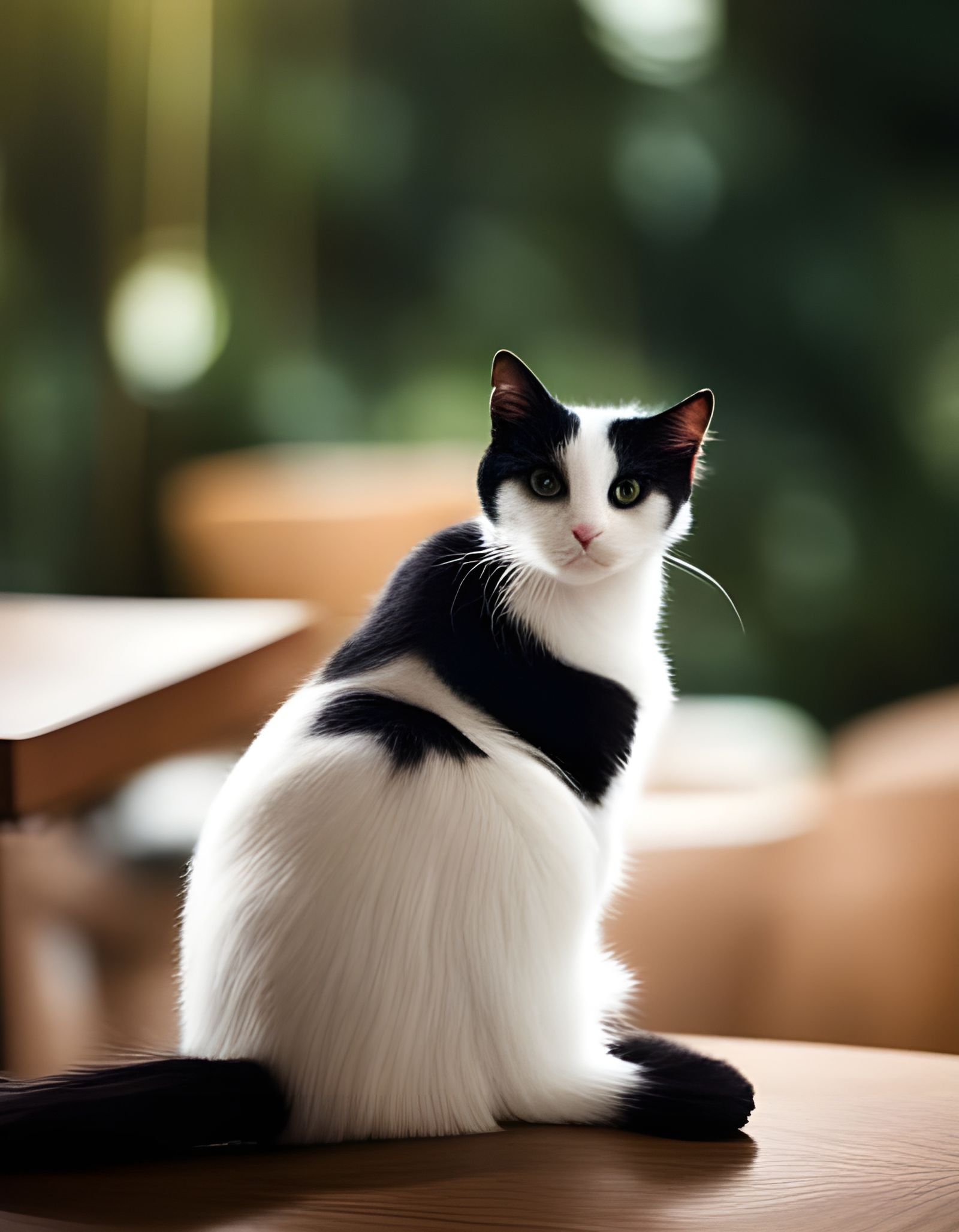 The Cat in Black and White