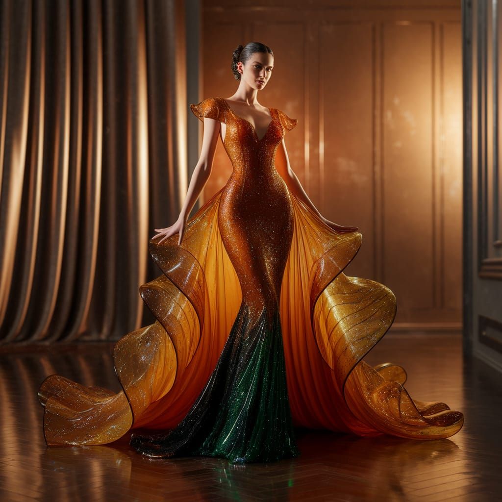 Glass Dresses  by @NUAT