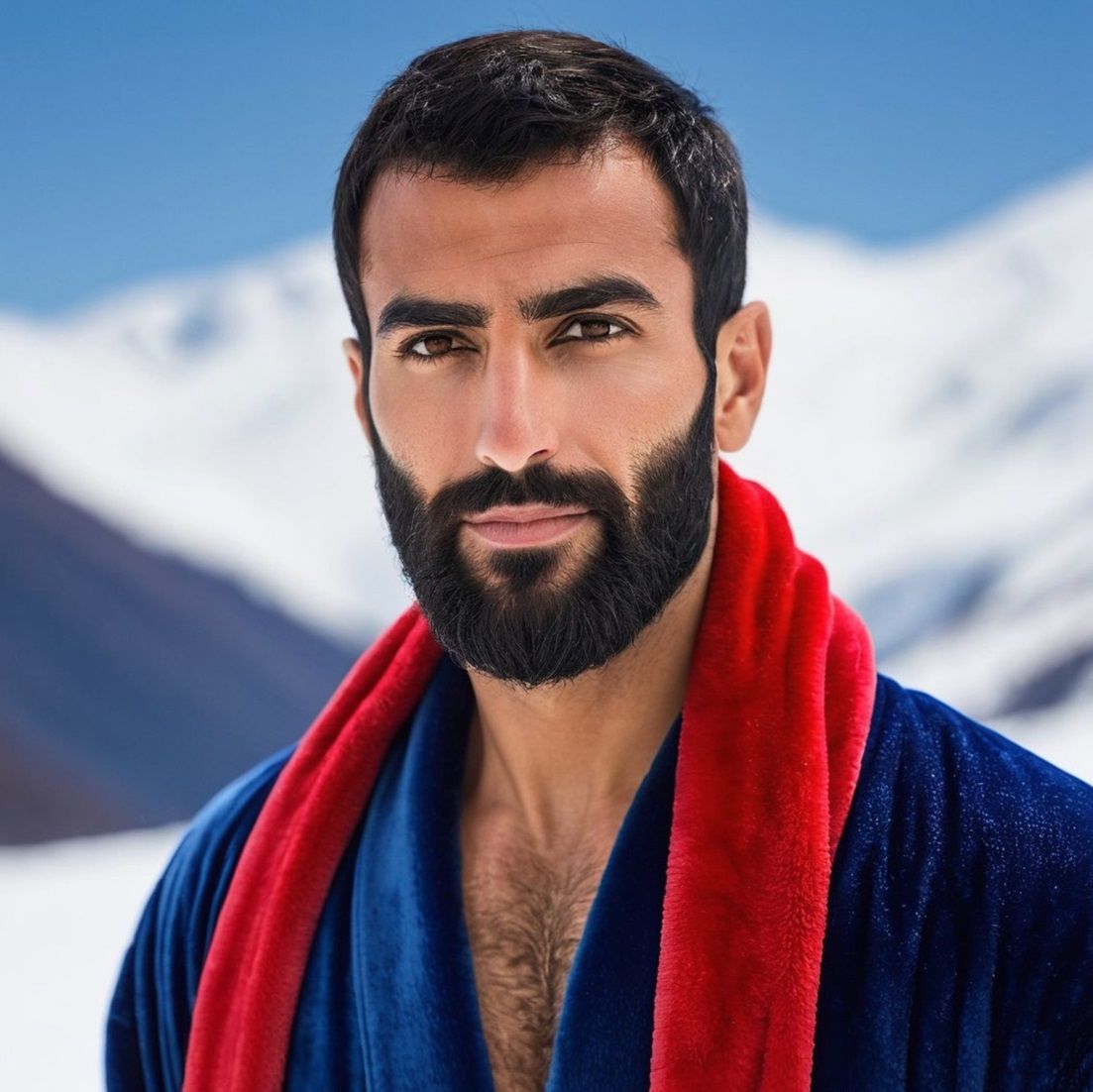 Ridha with excellent full beard