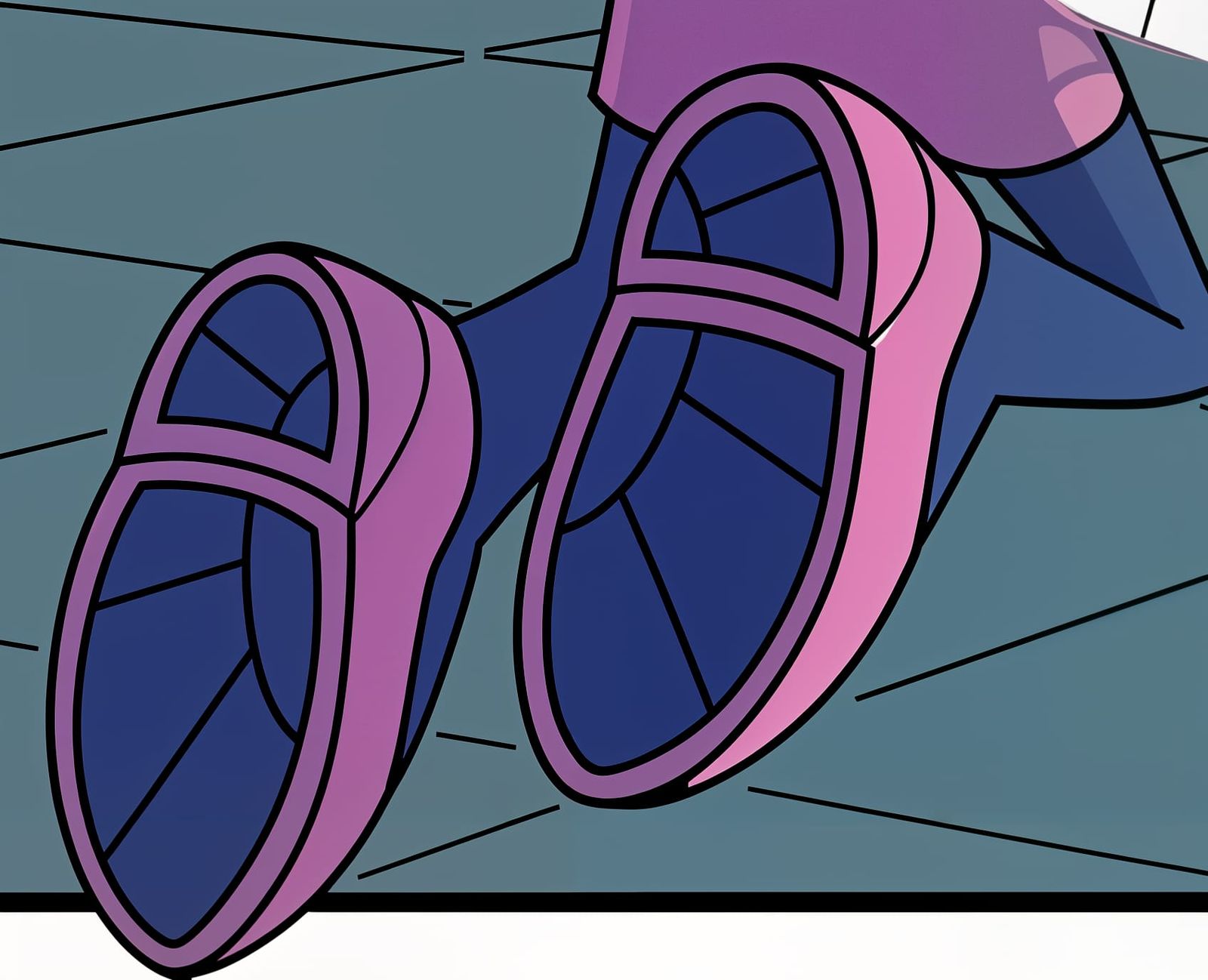 Jewel the Beetle's Pink Wedged Pumps #9