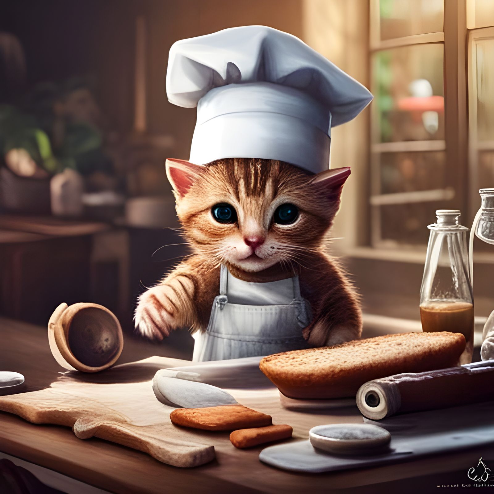 Baking the Bread  by @Inspector