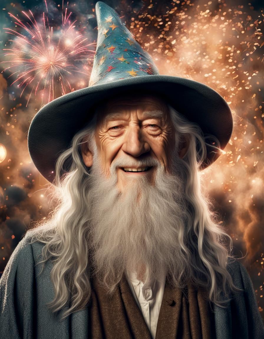 Gandalf's Fireworks, v2 - AI Generated Artwork - NightCafe Creator