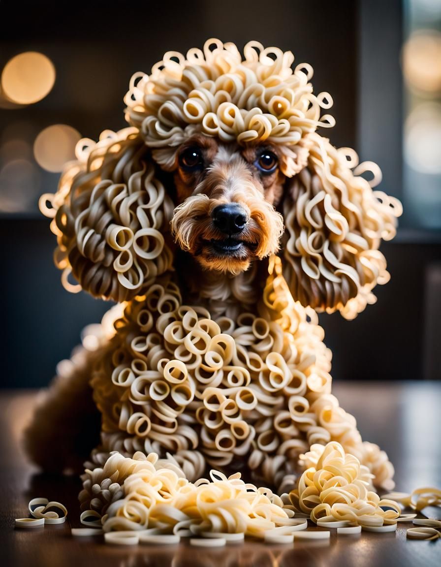 Noodle Poodle  by @Answer42