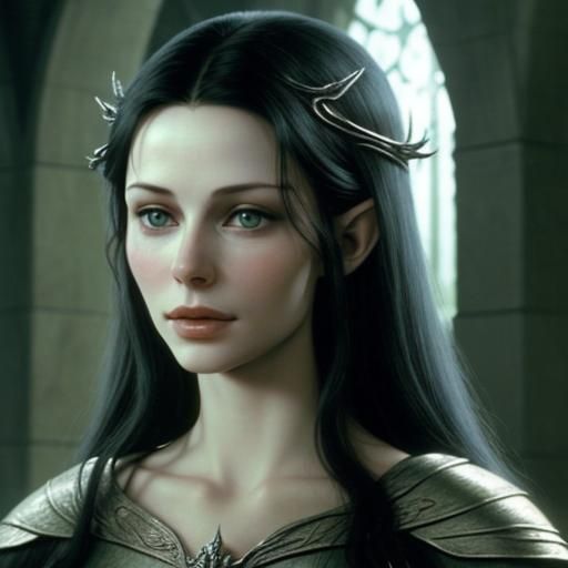 Beautiful Arwen from lotr - AI Generated Artwork - NightCafe Creator