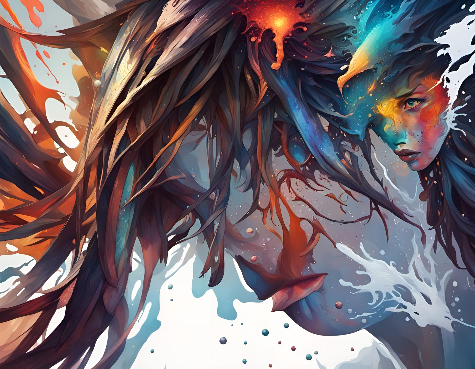 Hyperrealistic, splash art, concept art, mid shot, intricate...