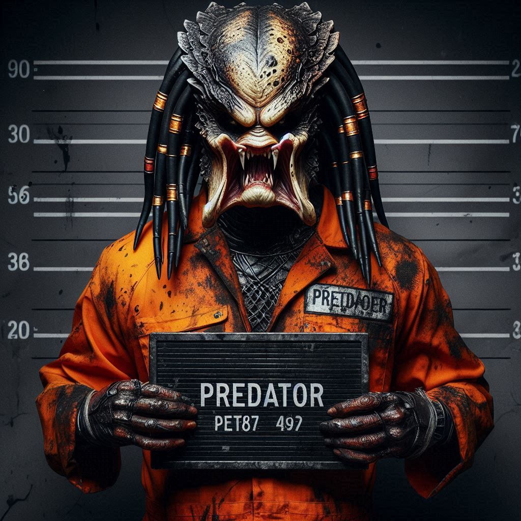Predator Mugshot