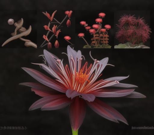Manjushage (Red Spider Lily) | Ilustrasi kecantikan, Pemandangan, Ilustrasi