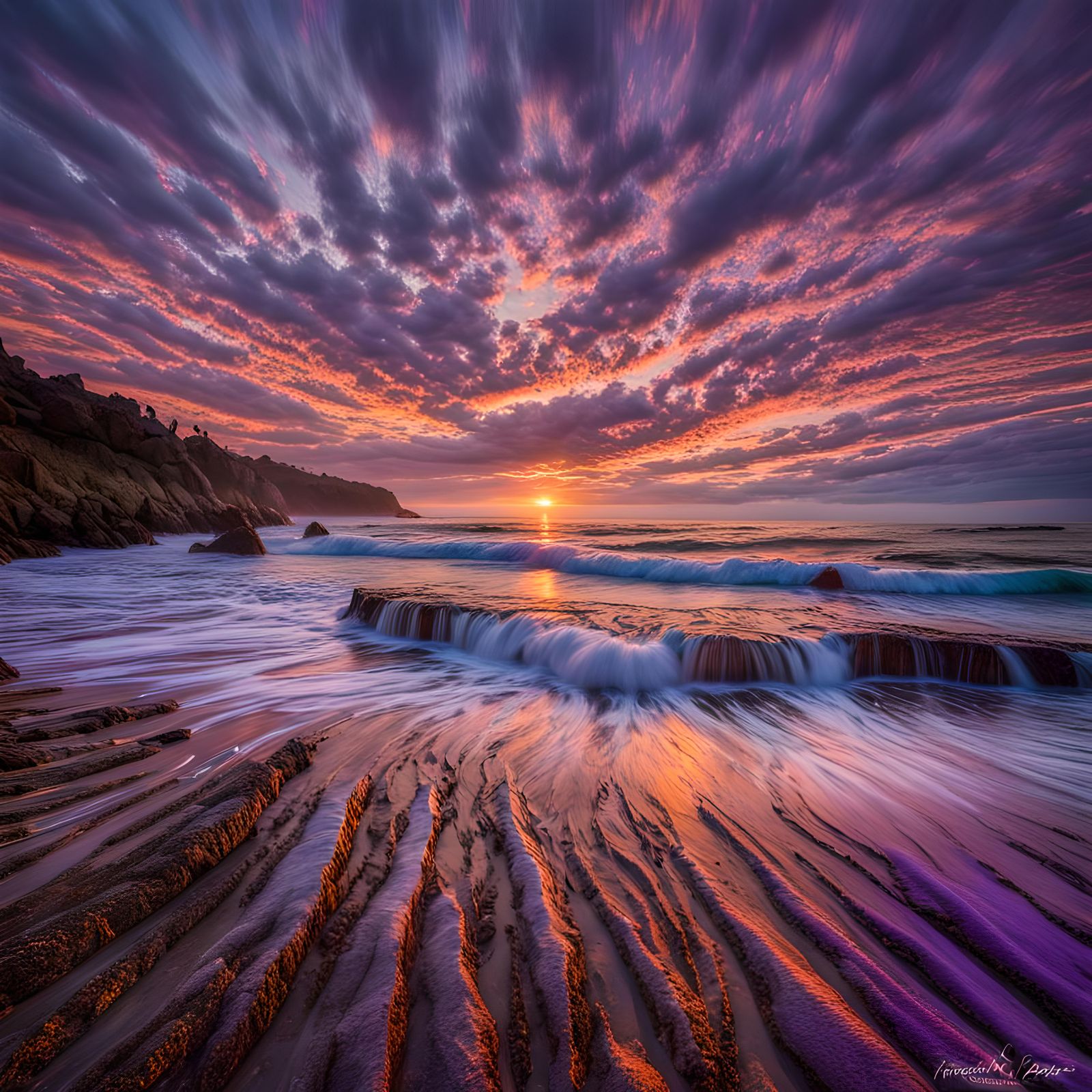Stunning Beach Sunset 2  by @Holy Hearted Fool For Love