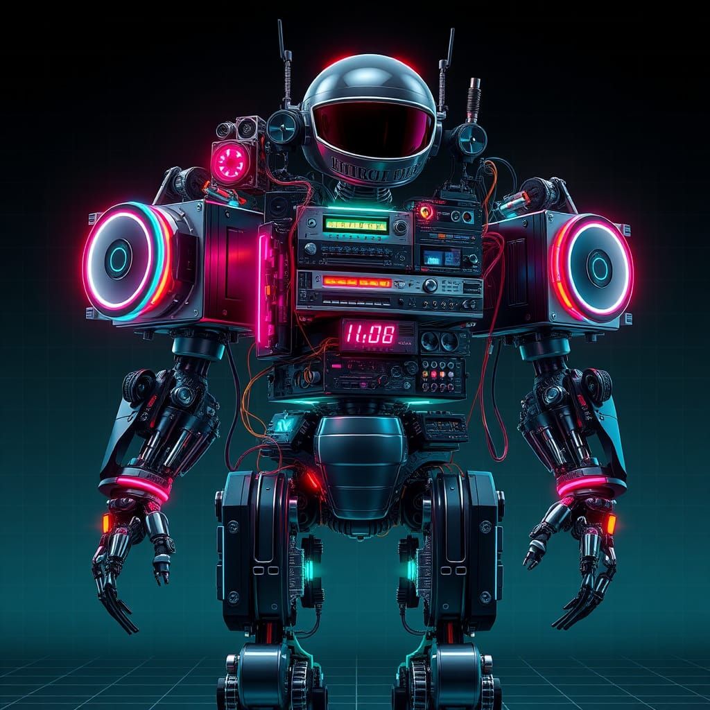 futuristic robot
