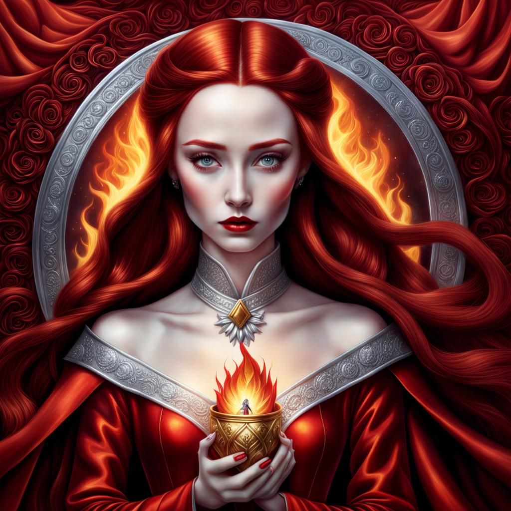 Lady Melisandre - AI Generated Artwork - NightCafe Creator