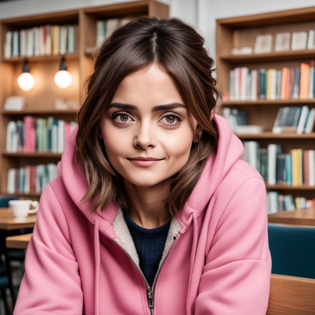 Clara’s Pink Wardrobe: Coffee at the bookshop - No. 2