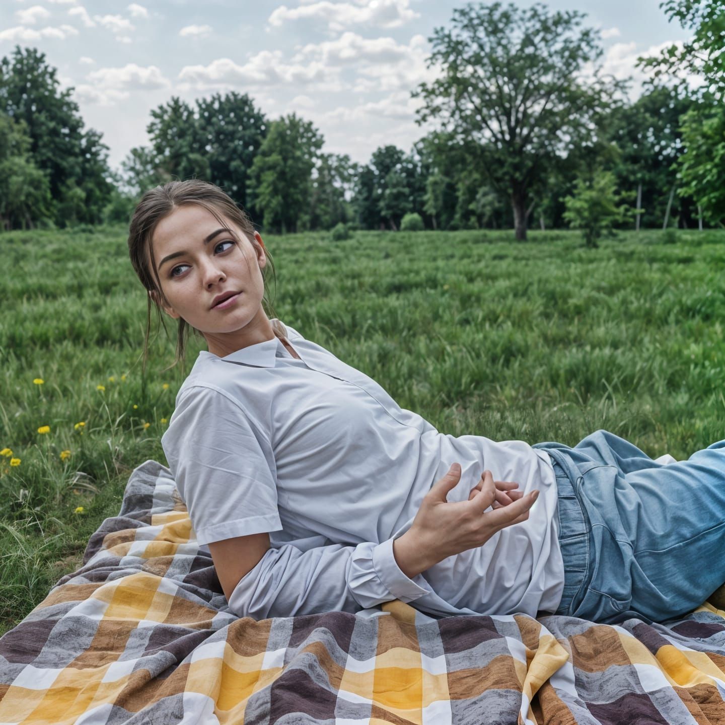 Илья на природе