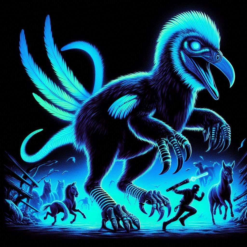 eocene therapod logged by time traveler.