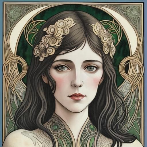 Trials_Art nouveau style