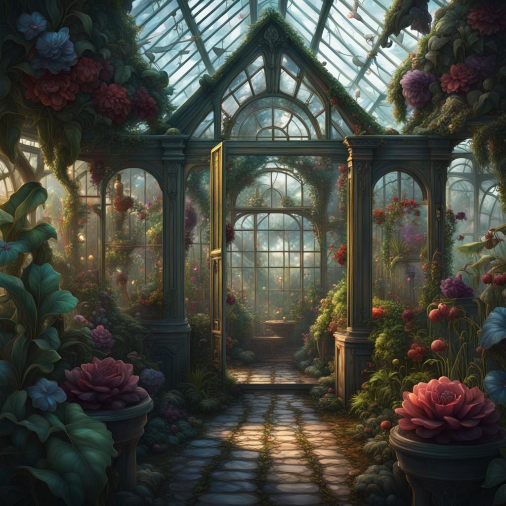 The Greenhouse - AI Generated Artwork - NightCafe Creator