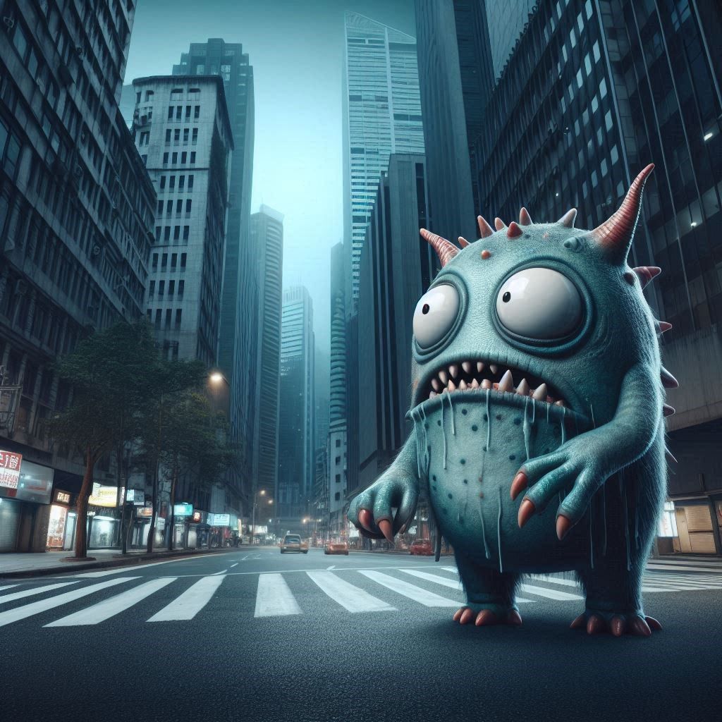 Monster in the city