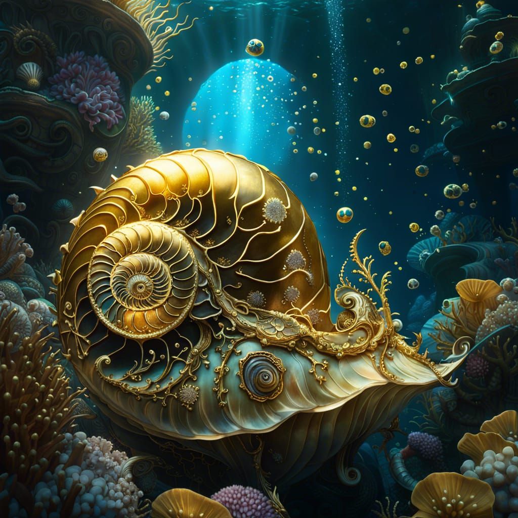 Golden shell