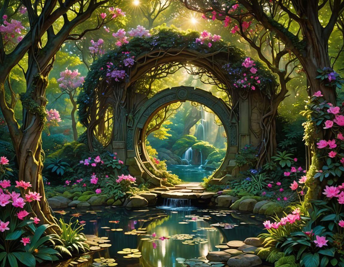 fairy portal into another world