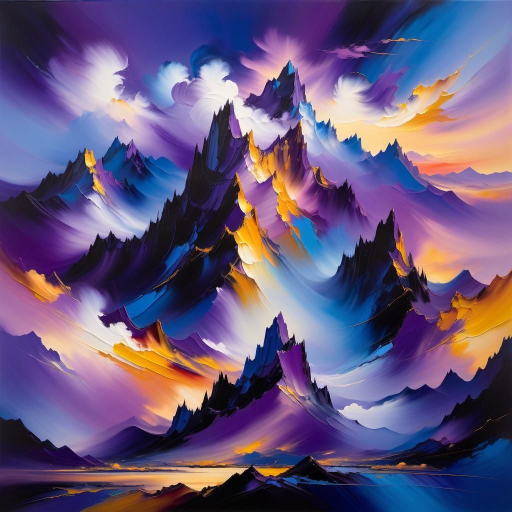 abstract, landscape, modern