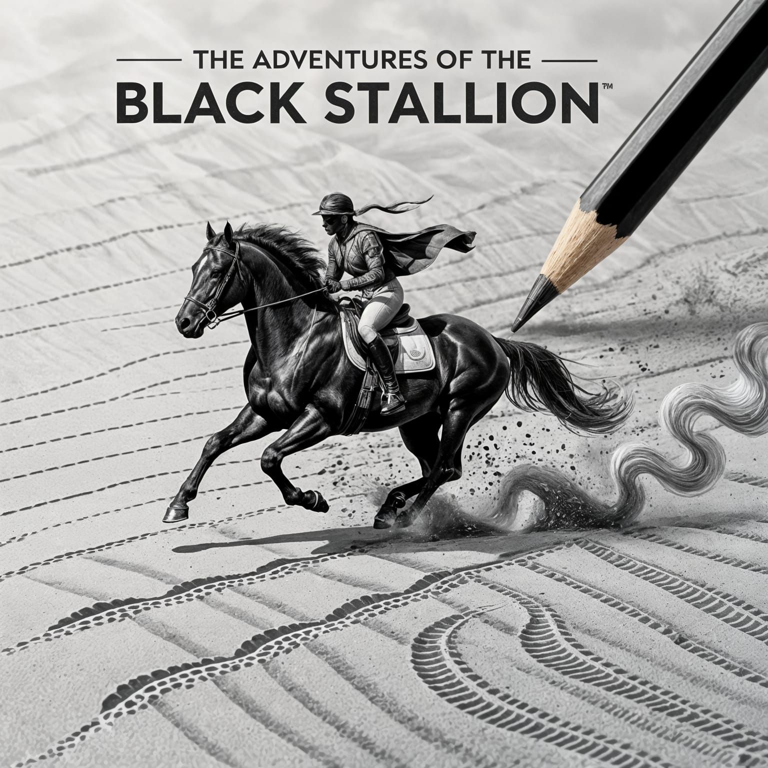 The adventures of the black stallion..  by @Dreamer in Hell