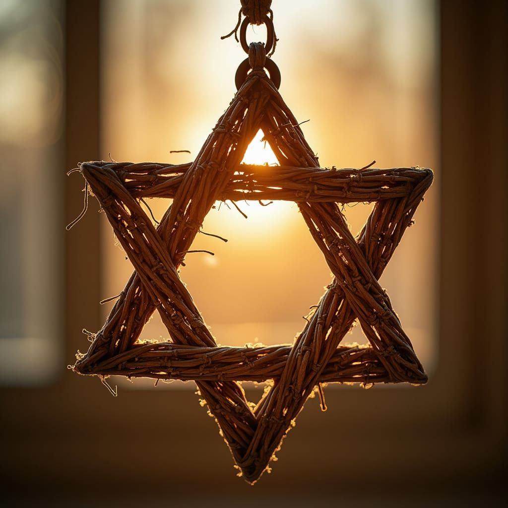 Stunning Magen David Illuminated by Soft Natural Light