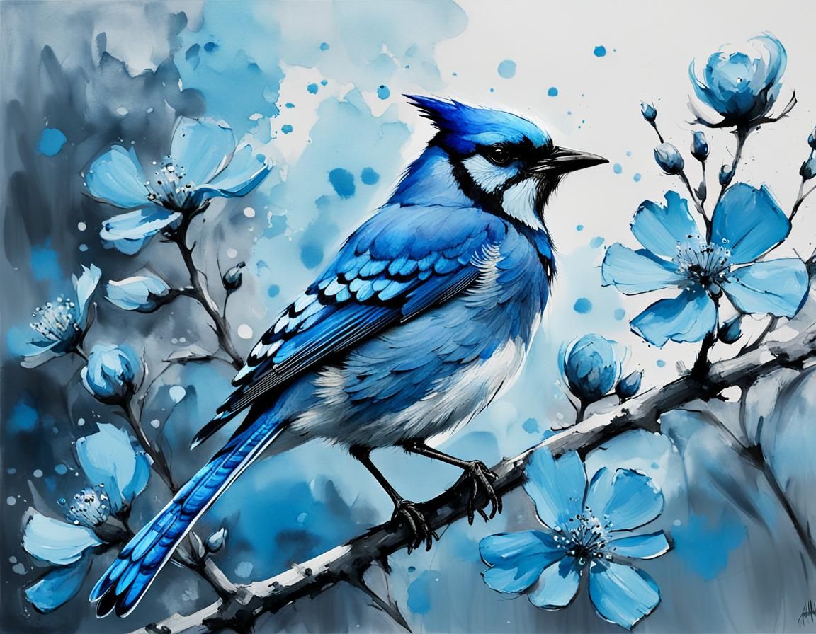 Bluejay  by @Skyangel