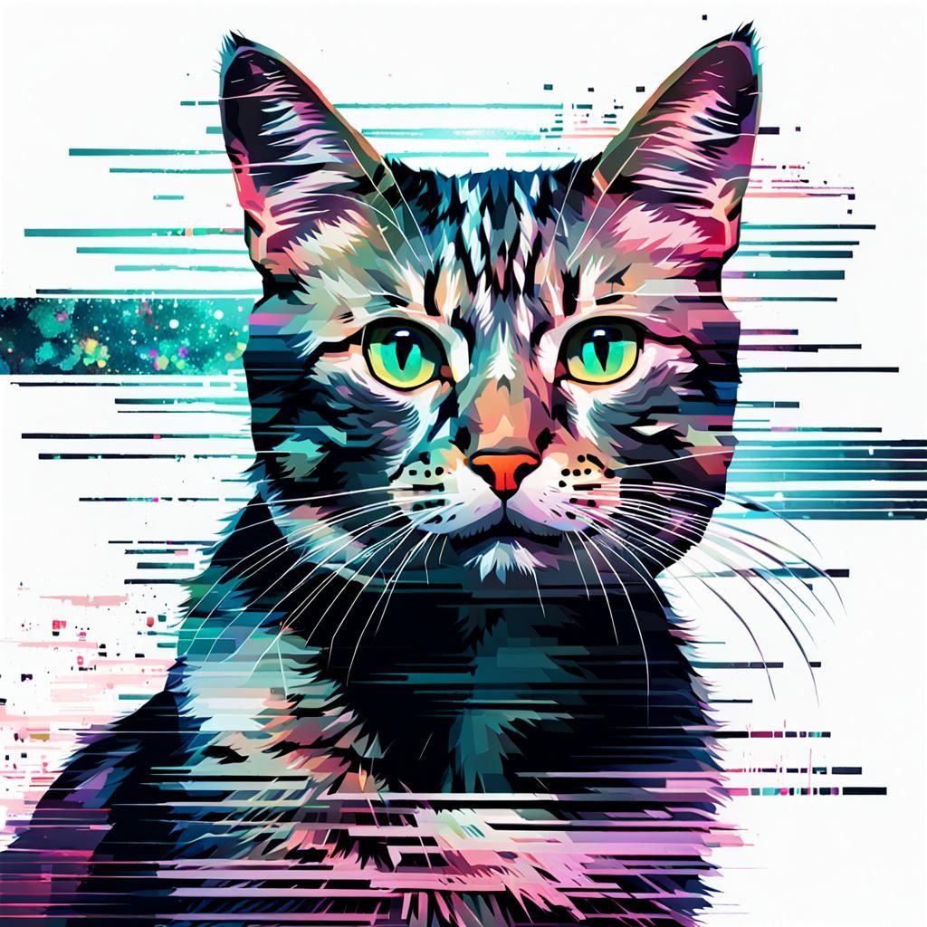 glitch cat