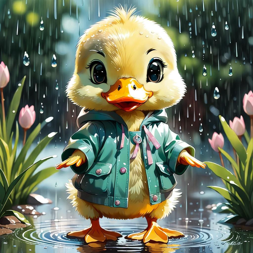 Baby Duck  by @Plats