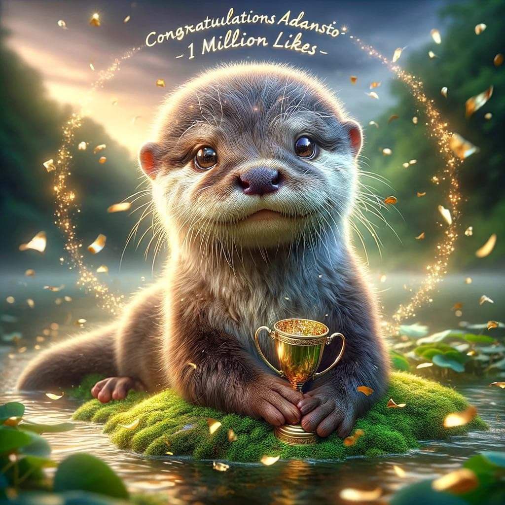 Congratulations adansito 1M Likes