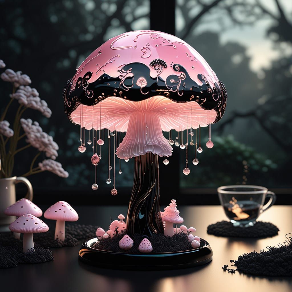 Mushroom lamp  by @EllaMoonDesign