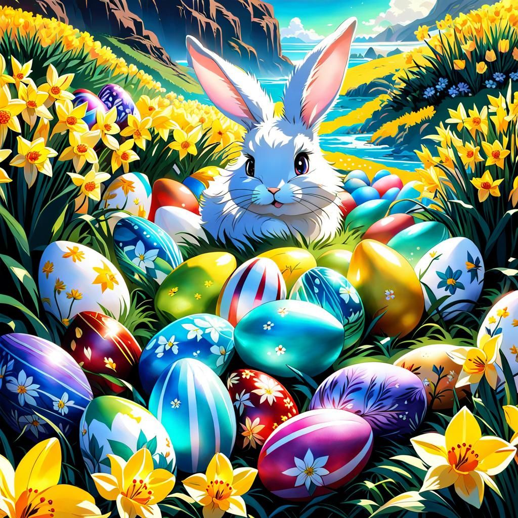 Easter Bunny  by @Xarir