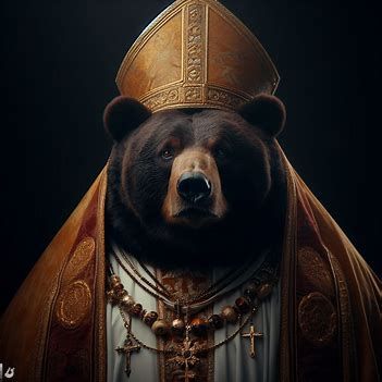 Dark Pope Bear