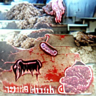 butcher dirt meat bacteria death