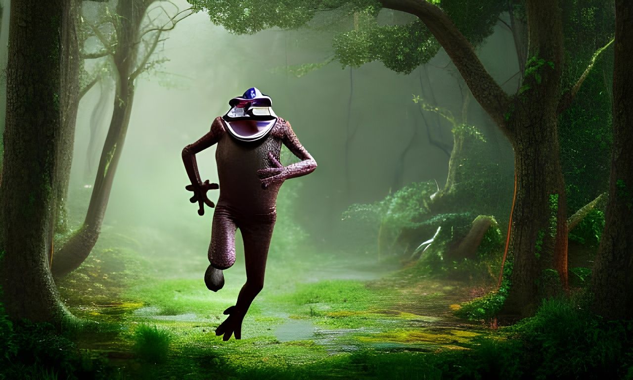 The running frog