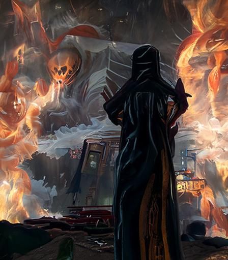 Hell is waiting 2 Dan Mumford James Gurney Greg Rutkowski ai...