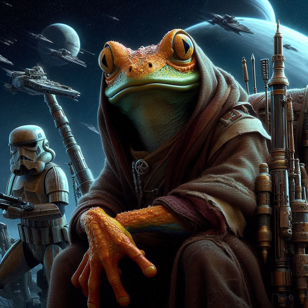 Star Wars. New generation. Make frog be with you.