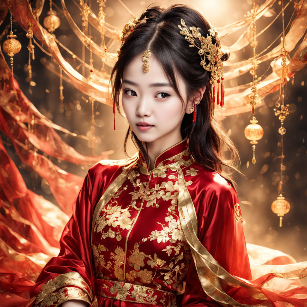 Beautiful young Chinese girl