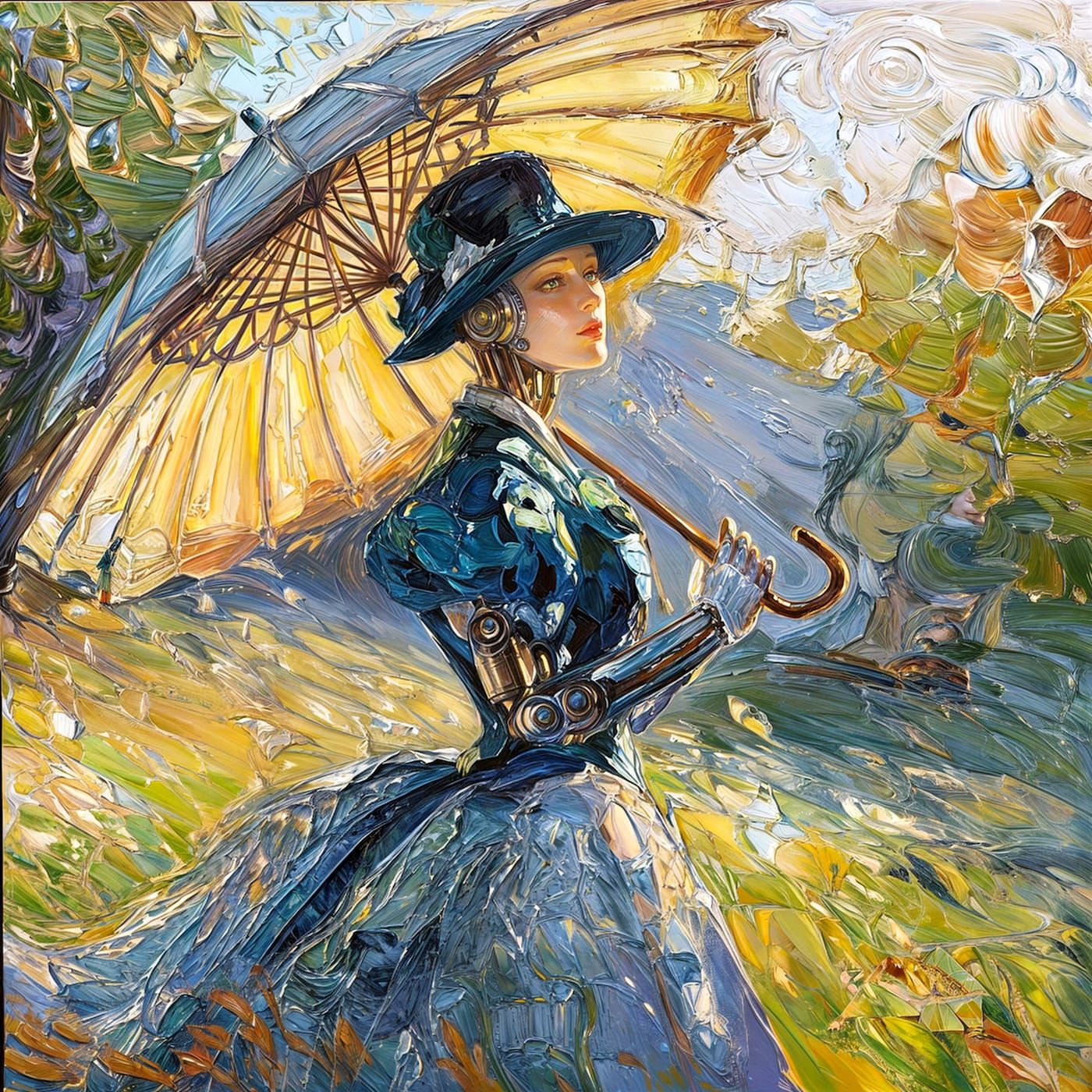 In the Future a Parasol May Become a Rust Preventative