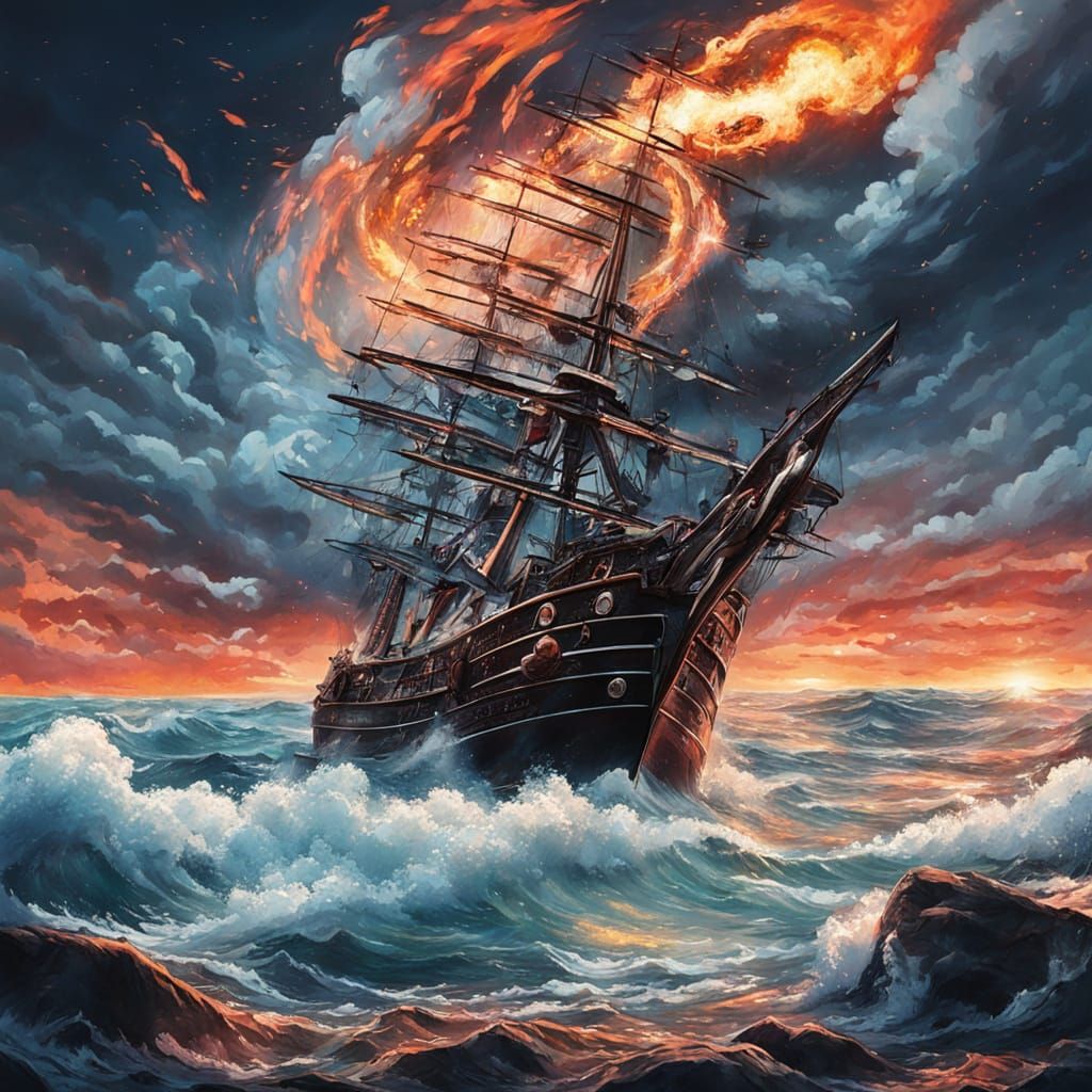 Turbulent Chaos of Elemental Forces and a Demon