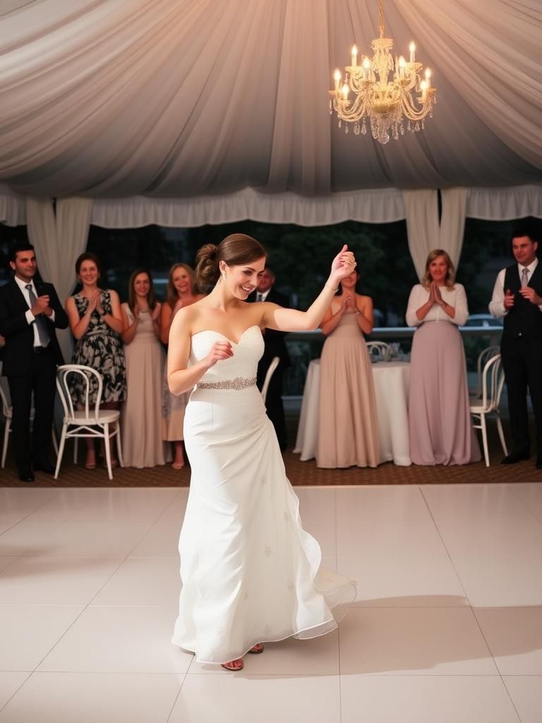 Dancing with myself on a nice day for a white wedding