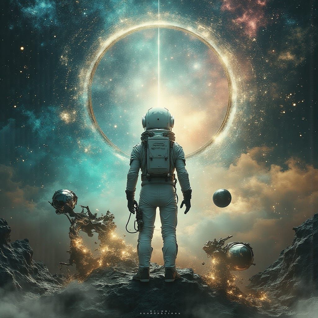 Journey through the Stars  by @ArtByAj