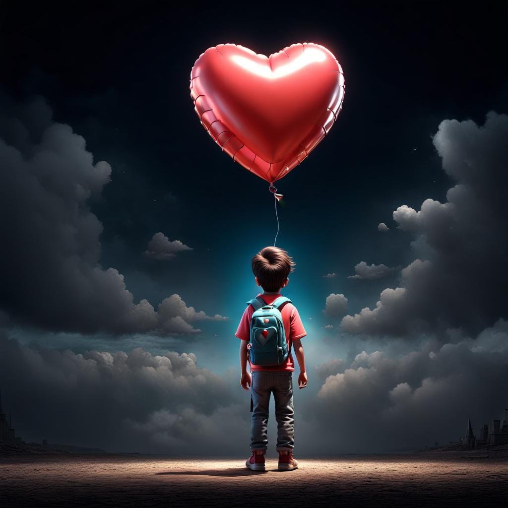 heart balloon  by @Bunny77