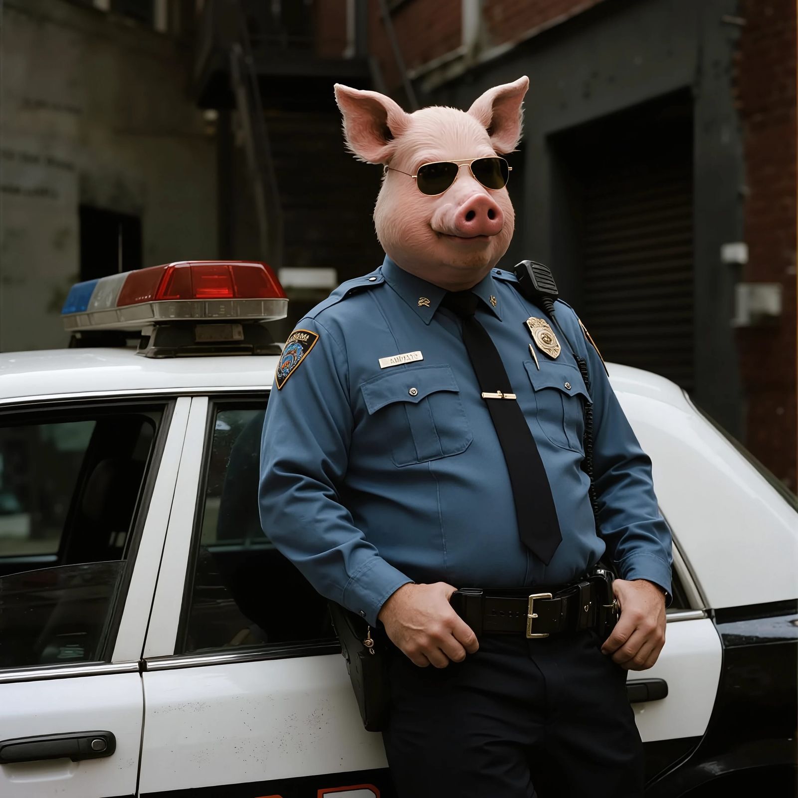 Officer Piggins is watching me ....