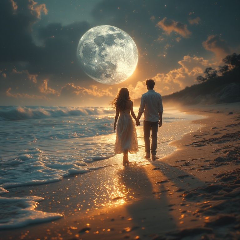 Evening on the beach