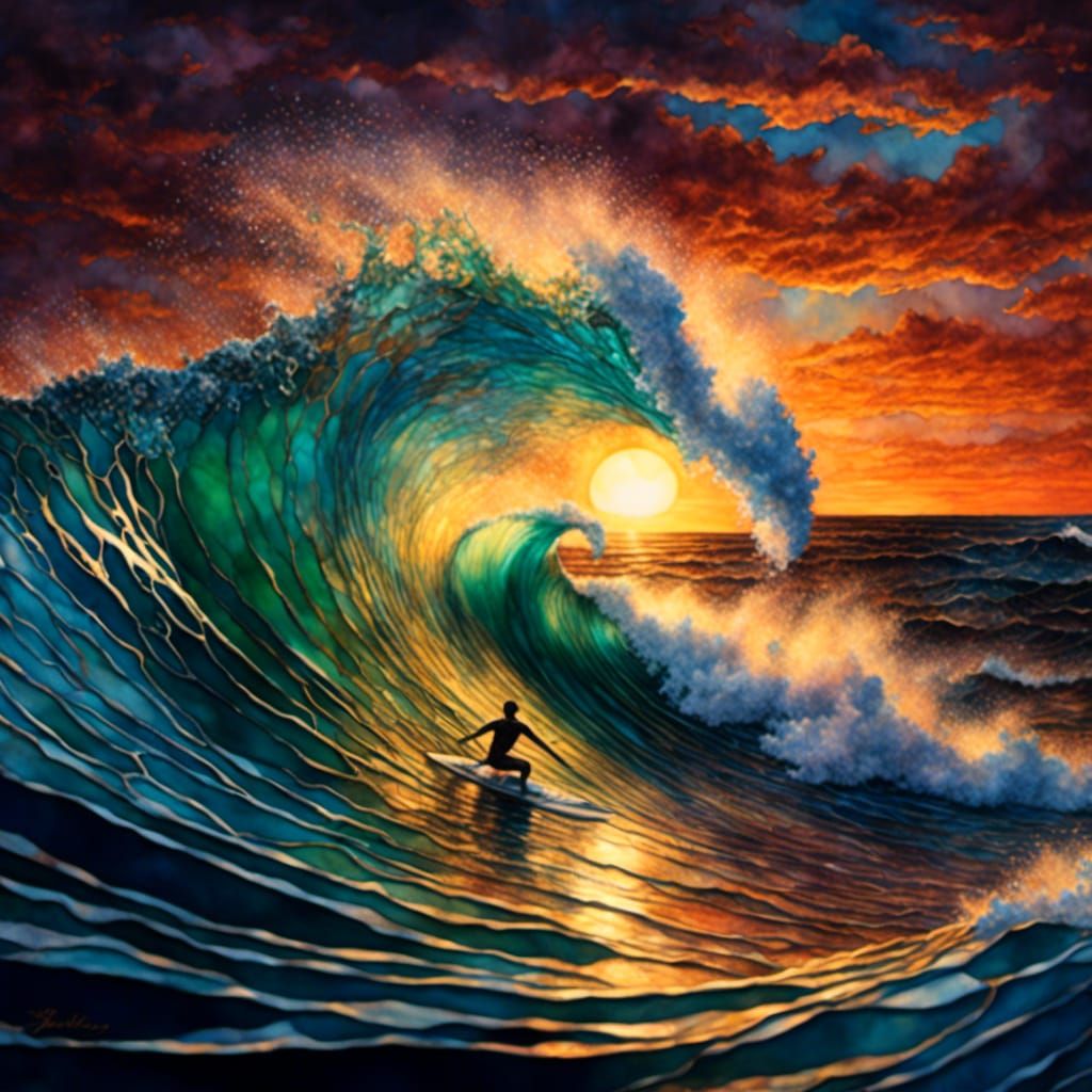 Hang Ten  by @Znarf