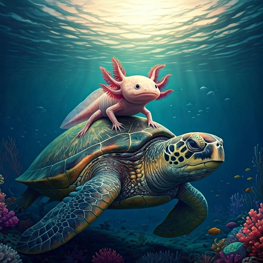 Axolotl  by @shahar goren