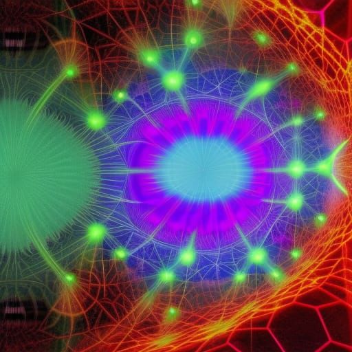 Plasma Laser Optics Fractals: Abstract Light Patterns