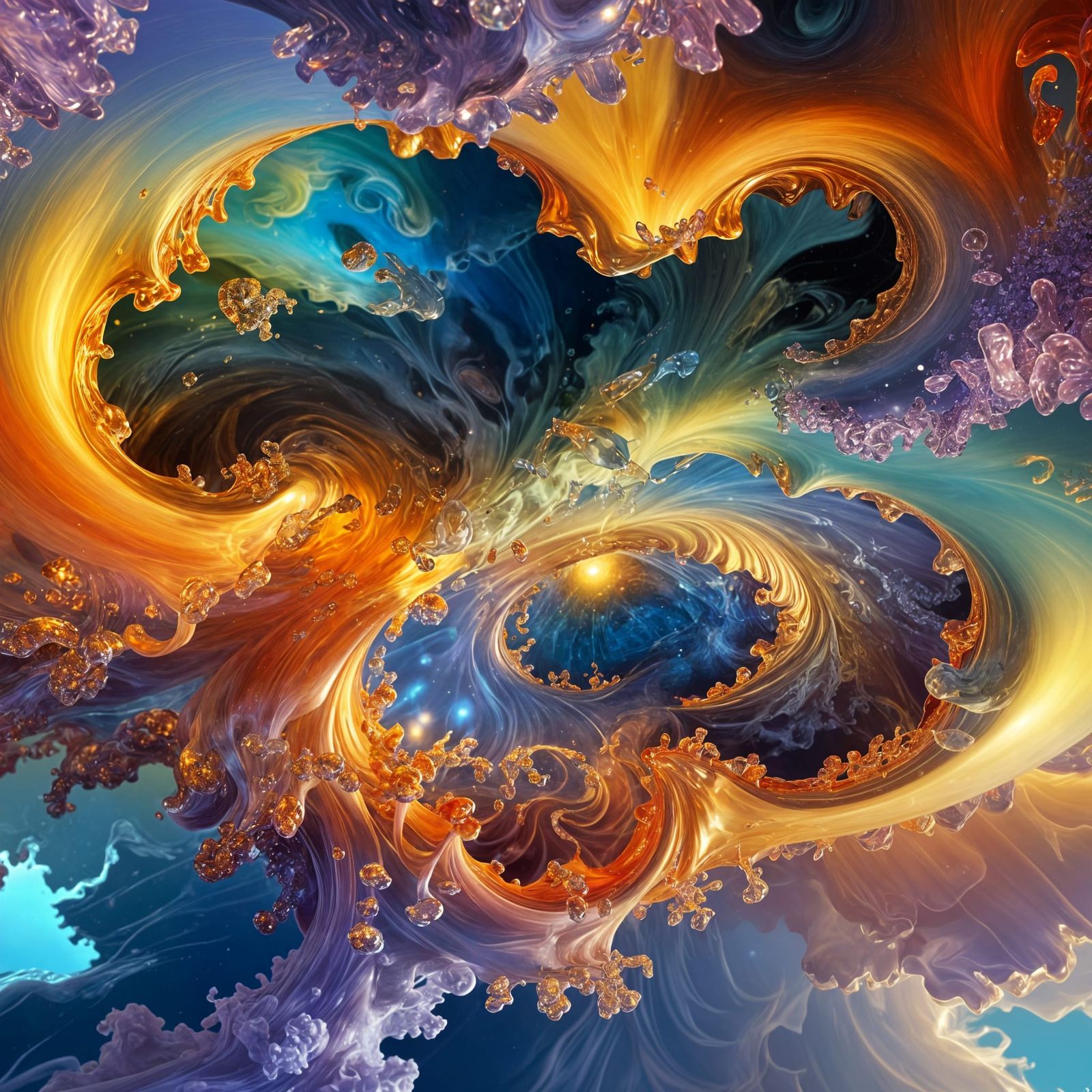 💭🥇. The spring whirlwind! My Great mood! (Abstraction) 