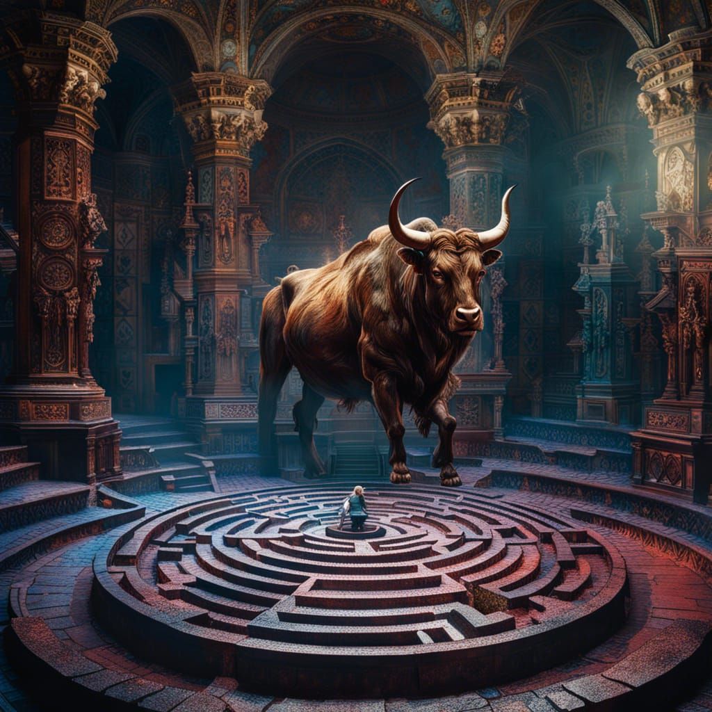 The Mythical Labyrinth of the Minotaur :: an old forgotten maze | deep ...